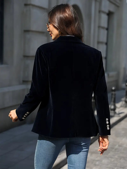 Talia | Elegant Velvet Blazer
