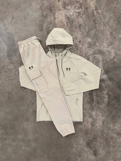 Under Armour Woven Vibe Stone Tracksuit - Jacket / Pant