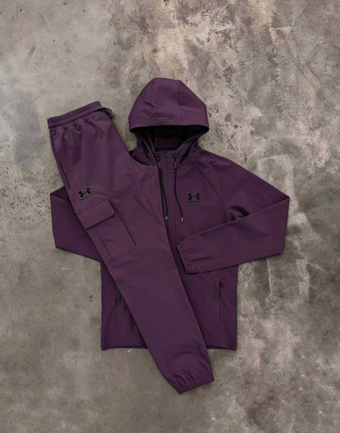 Under Armour Woven Vibe Stone Tracksuit - Jacket / Pant