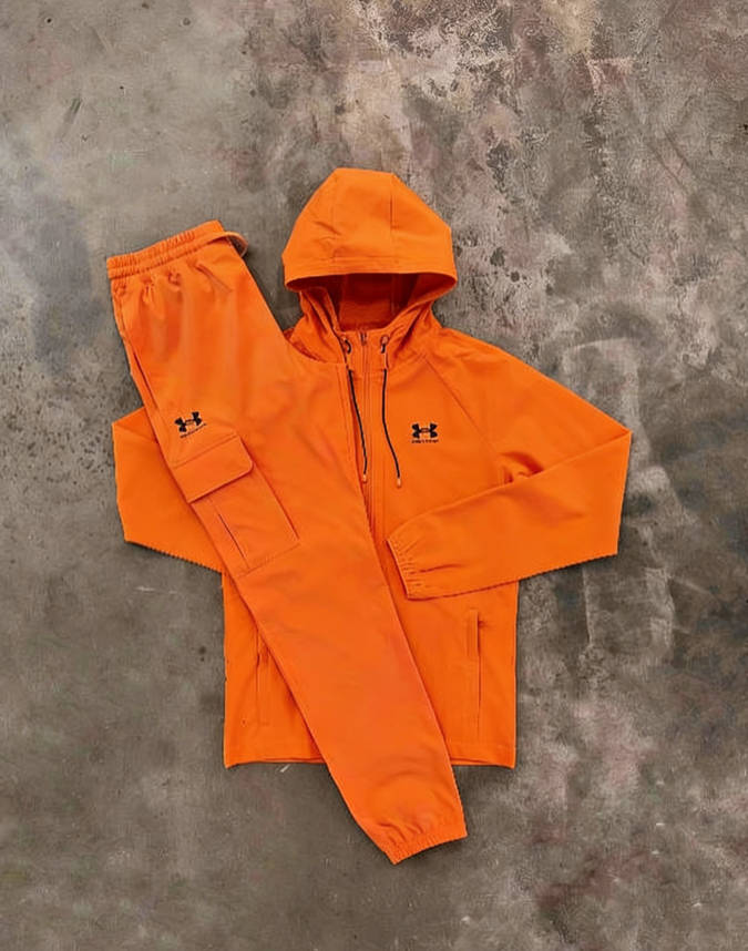 Under Armour Woven Vibe Stone Tracksuit - Jacket / Pant