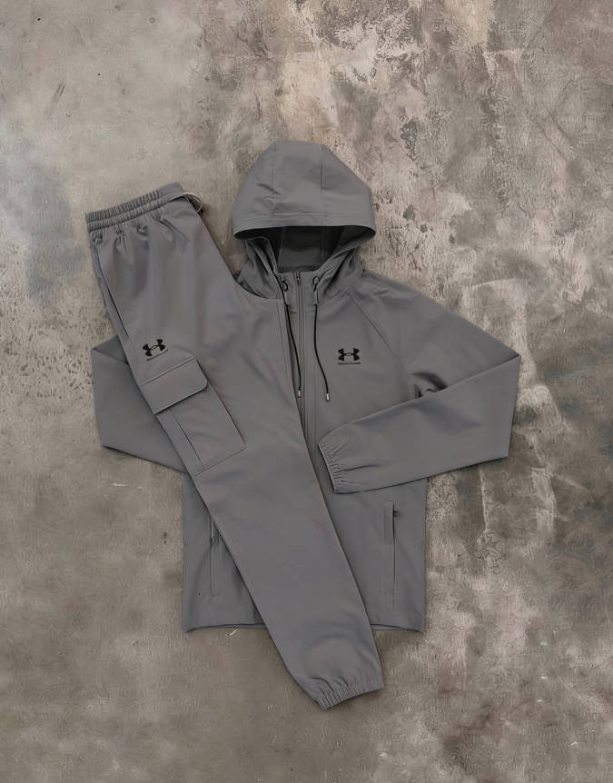 Under Armour Woven Vibe Stone Tracksuit - Jacket / Pant