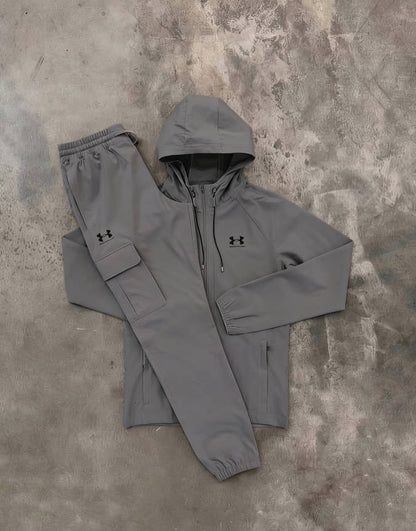 Under Armour Woven Vibe Stone Tracksuit - Jacket / Pant