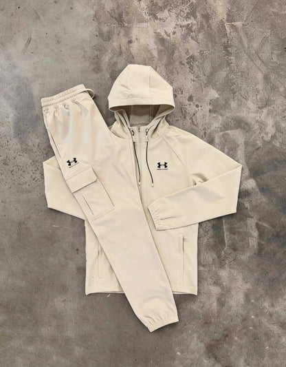 Under Armour Woven Vibe Stone Tracksuit - Jacket / Pant