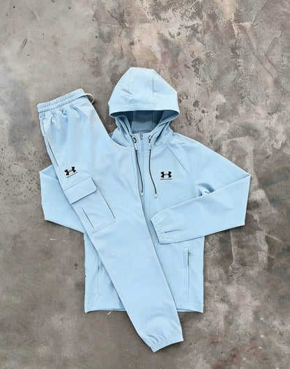 Under Armour Woven Vibe Stone Tracksuit - Jacket / Pant