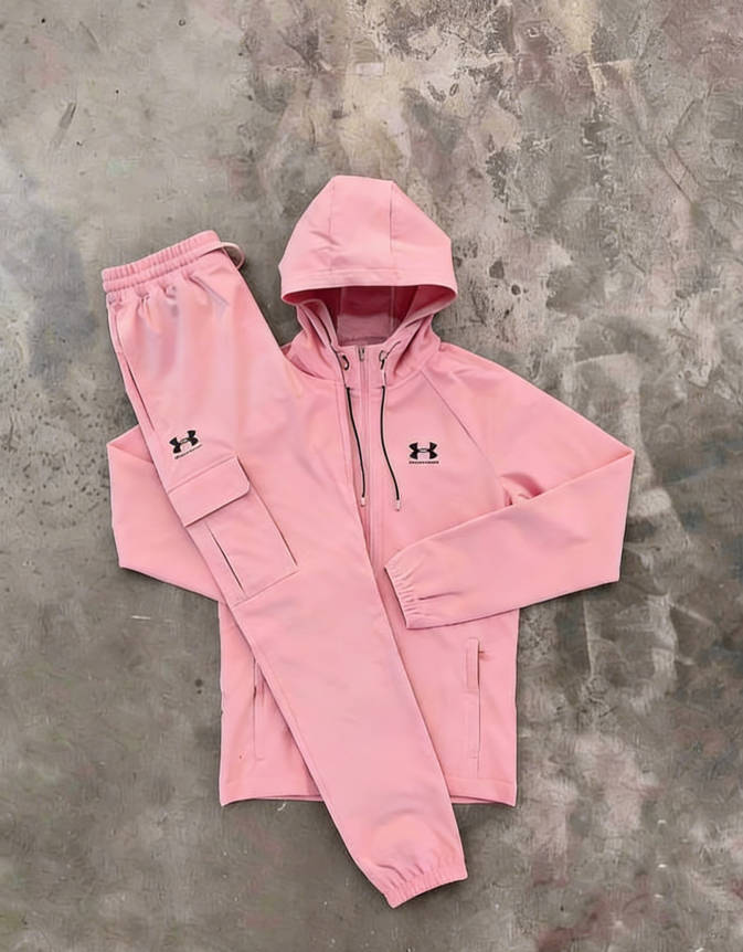 Under Armour Woven Vibe Stone Tracksuit - Jacket / Pant