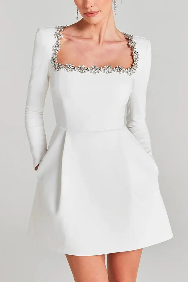 Velvet Elegance Mini Dress