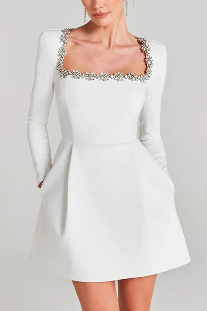 Velvet Elegance Mini Dress